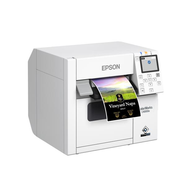 Schwarze Matttinte Epson ColorWorks C4000e
